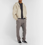 Fear of God - Tapered Nylon-Trimmed Loopback Cotton-Jersey Sweatpants - Gray