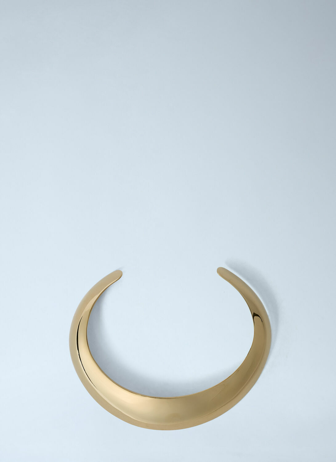 Saint Laurent Polished Metal Cuff Bracelet