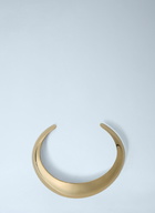 Saint Laurent Polished Metal Cuff Bracelet