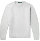 Incotex - Brushed Wool and Cashmere-Blend Sweater - Gray