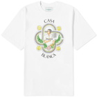Casablanca Men's Le Joueur T-Shirt in White