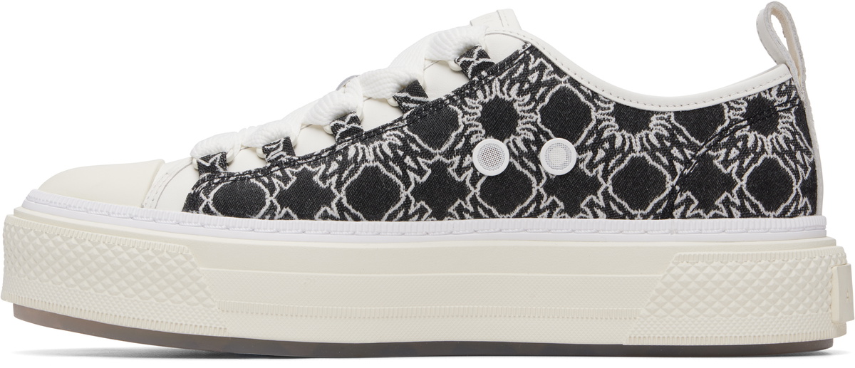 AMIRI White & Gray MA Quad Court Low Sneakers