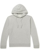 Folk - Organic Cotton-Piqué Hoodie - Gray