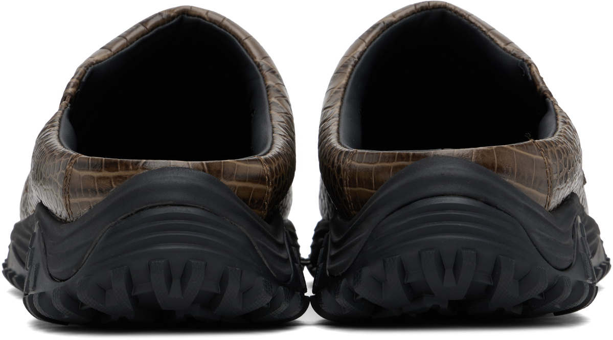 Martine Rose Brown Clarks Edition Clog Slip-on Loafers