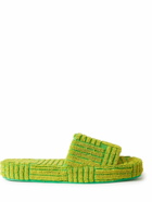 Bottega Veneta - Terry Slides - Green