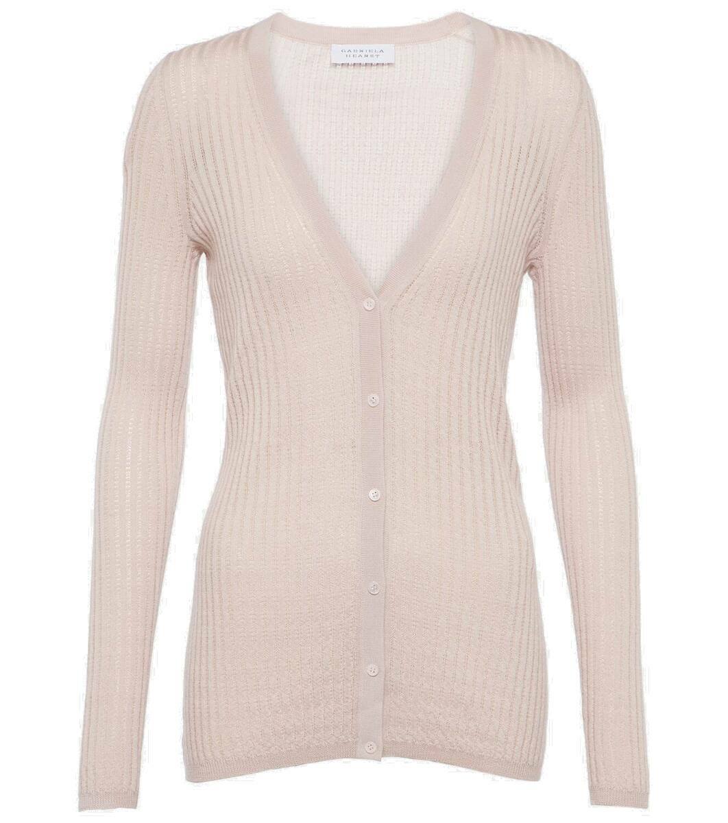 Threaded Pear Gabriella Knit Neckline Short Cardigan