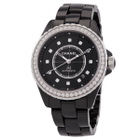 Chanel J12 Automatic Diamond Black Dial Ladies Watch H6526