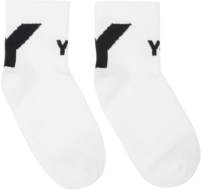 Photo: Y-3 White Lo Socks