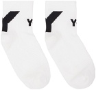 Y-3 White Lo Socks