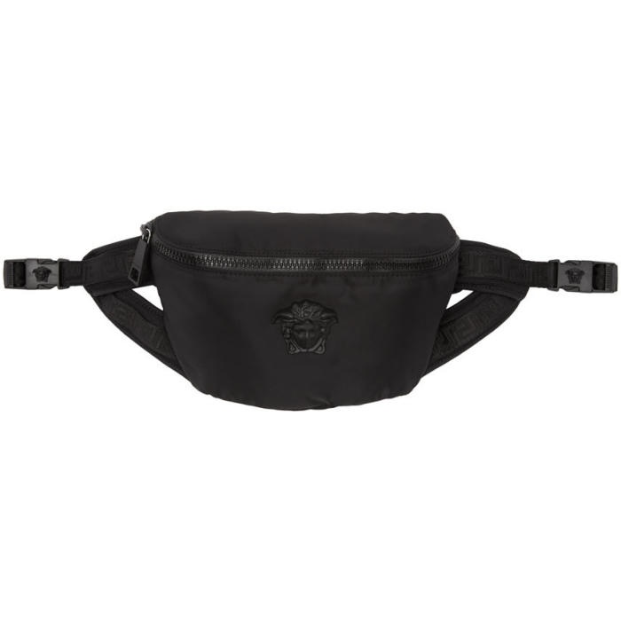 Photo: Versace Black Nylon Medusa Waist Bag