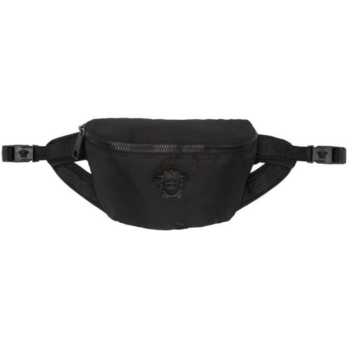 Photo: Versace Black Nylon Medusa Waist Bag