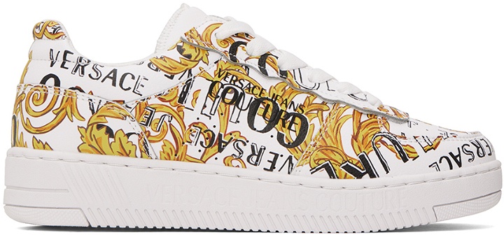 Photo: Versace Jeans Couture White Meyssa Sneakers