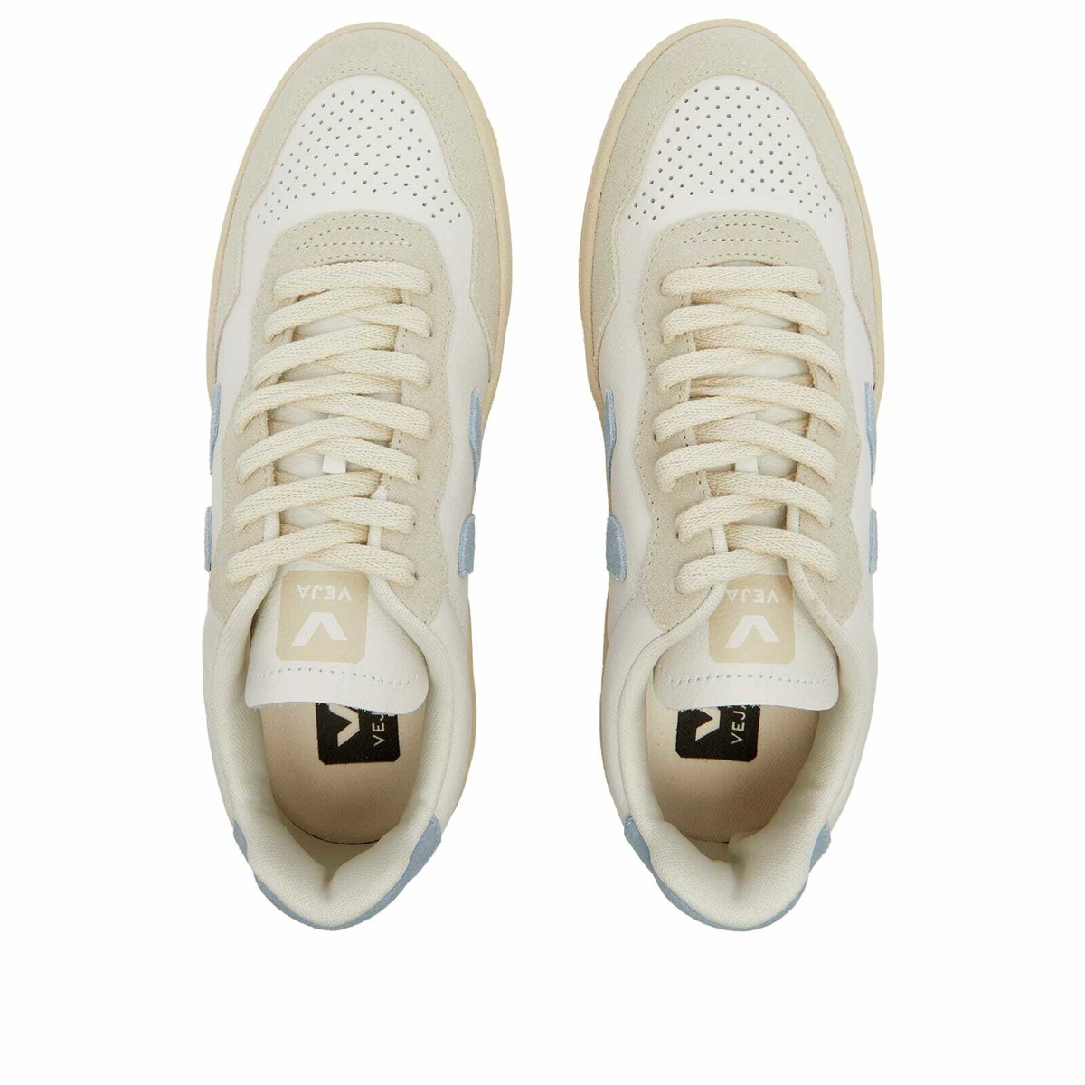 Veja V 90 - Sneakers laag - extra white/steel/wit Veja V 90 - Sneakers laag - extra white/steel/wit
