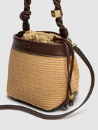 GANNI Bou Bucket Raffia Effect Bag