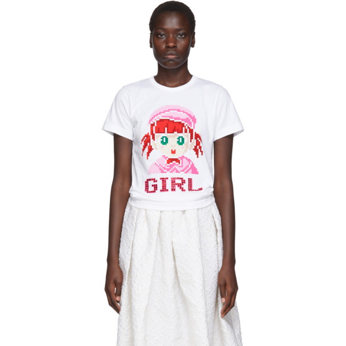 des Girl Girl T-Shirt des Garcons
