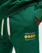 Casablanca Casa Sport Tennis Balls Embroidered Sweatpant Green - Mens - Sweatpants