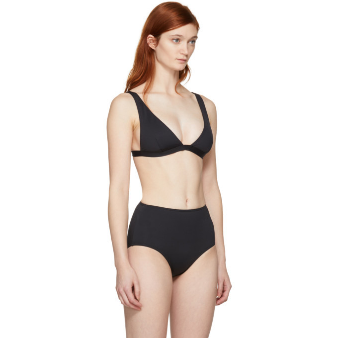 Her Line Black Audrey Bikini Top