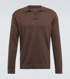 Frescobol Carioca - Aurelio wool and and cotton polo sweater