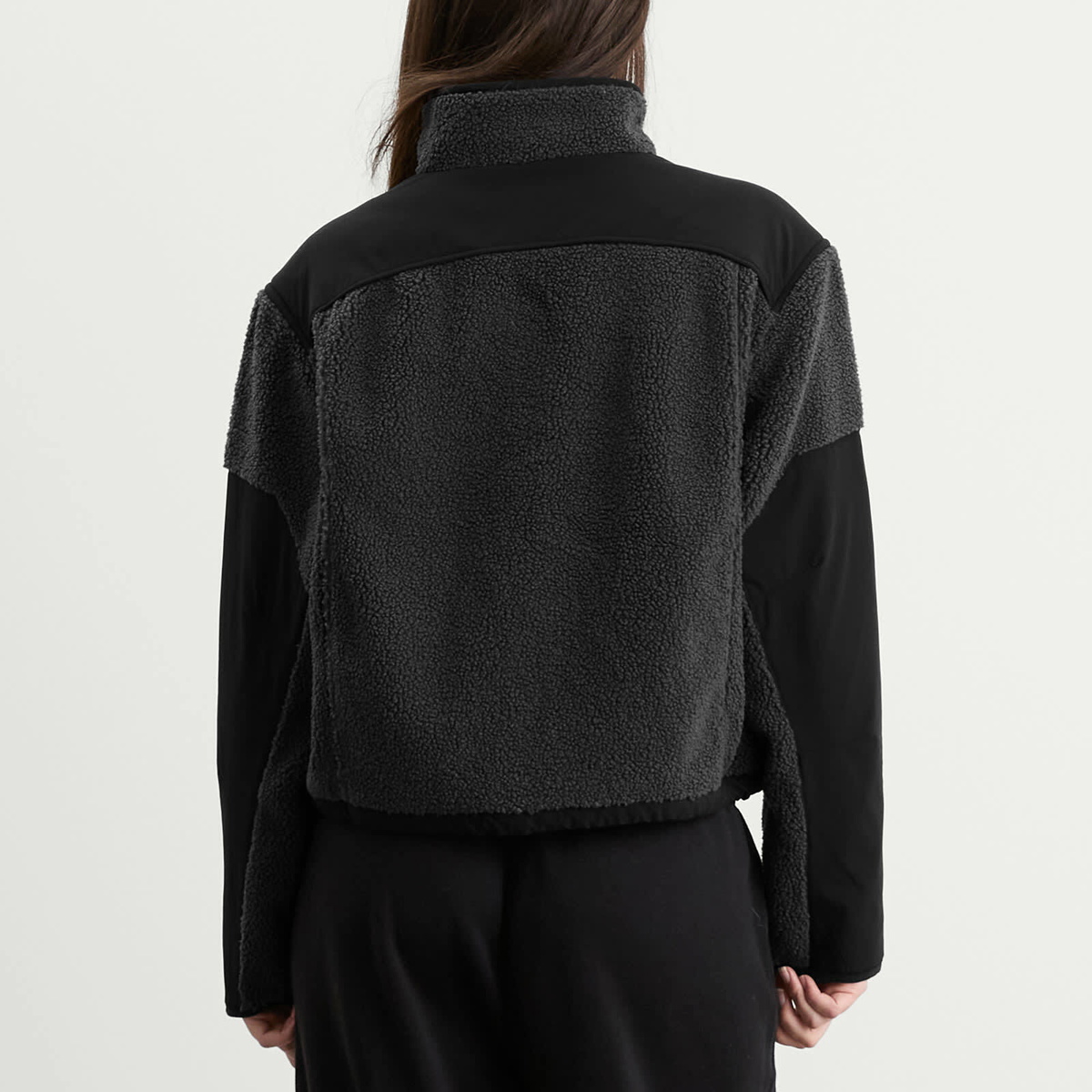 SKIMS Women's Teddy Sherpa Zip Up in Ash