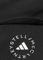 Adidas X Stella Mccartney Logo-print Stretch-jersey Sports bra Black