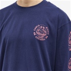 Edwin Men's Music Channel Long Sleeve T-Shirt in Maritime Blue