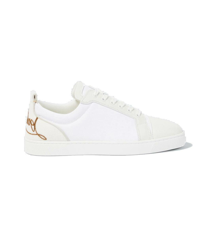 Photo: Christian Louboutin Fun Louis Junior leather sneakers