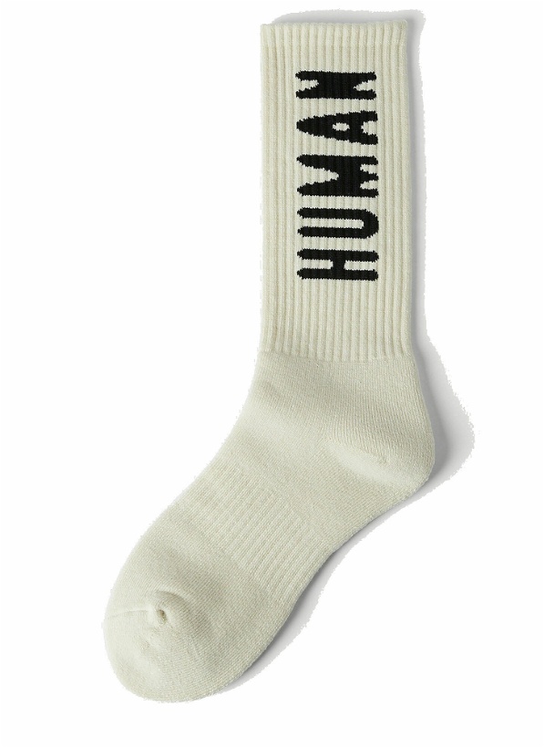 Photo: Human Made - Logo Socks in White