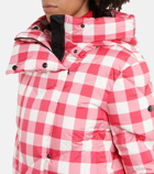 Goldbergh Bardot checked down jacket