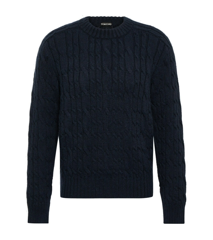 Photo: Tom Ford Cable-knit wool sweater