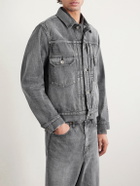 Sacai - Beyondexx Distressed Denim Jacket - Gray