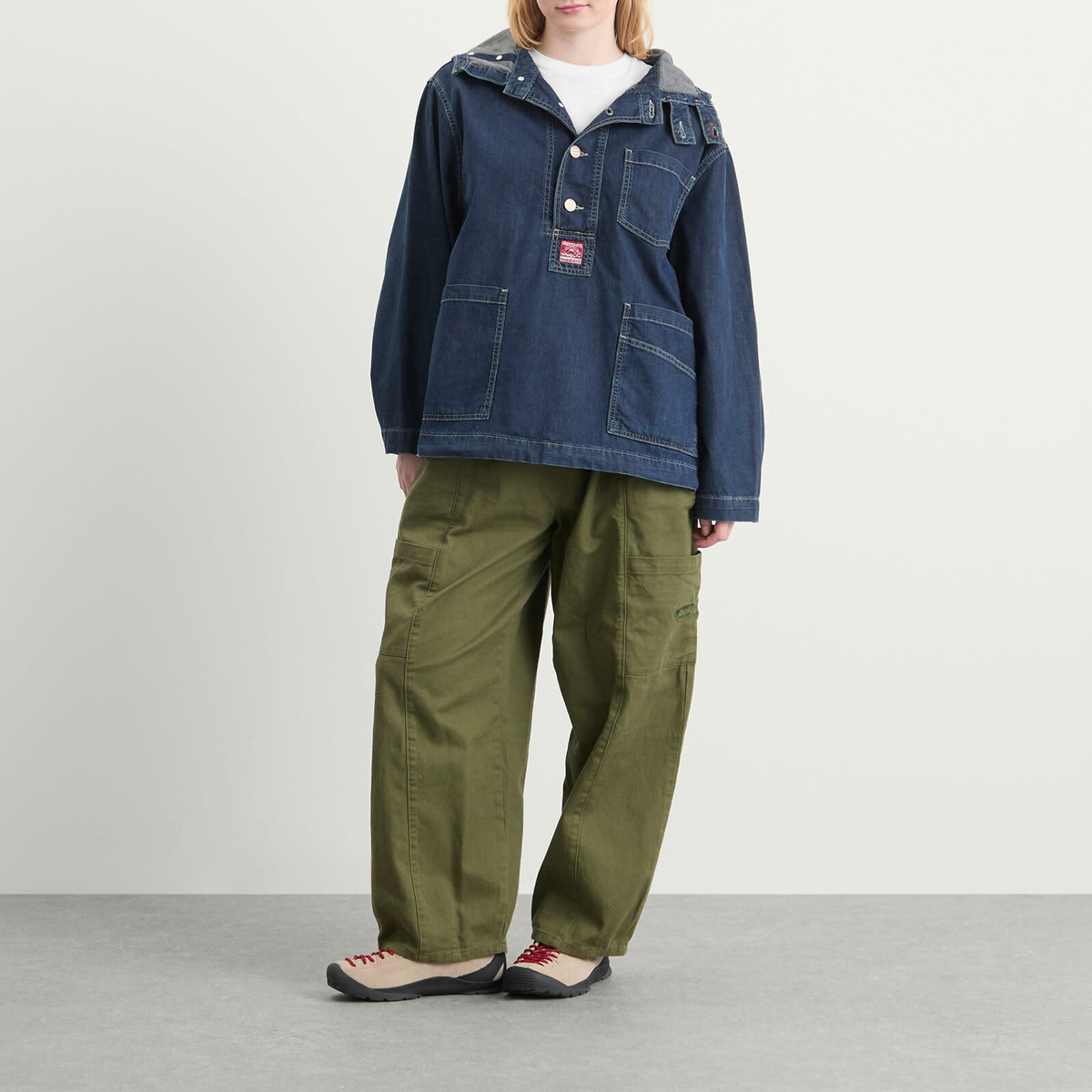 Damson Madder Women's Briar Hoodie in Blue
