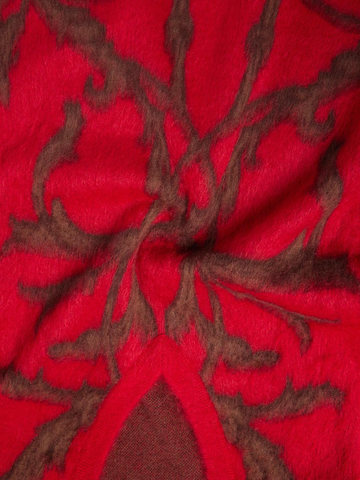Versace - Barocco Brushed Jacquard-Knit Wool, Silk and Mohair