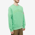 Moncler Men's Arch Logo Crew Sweat in Green