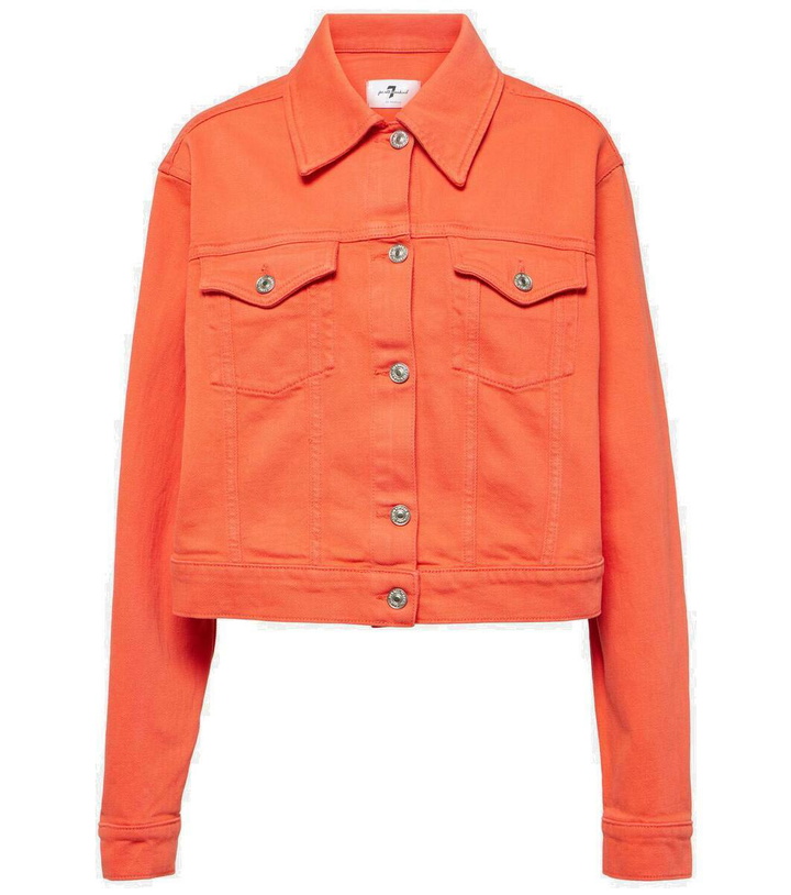 Photo: 7 For All Mankind Nellie oversized denim jacket