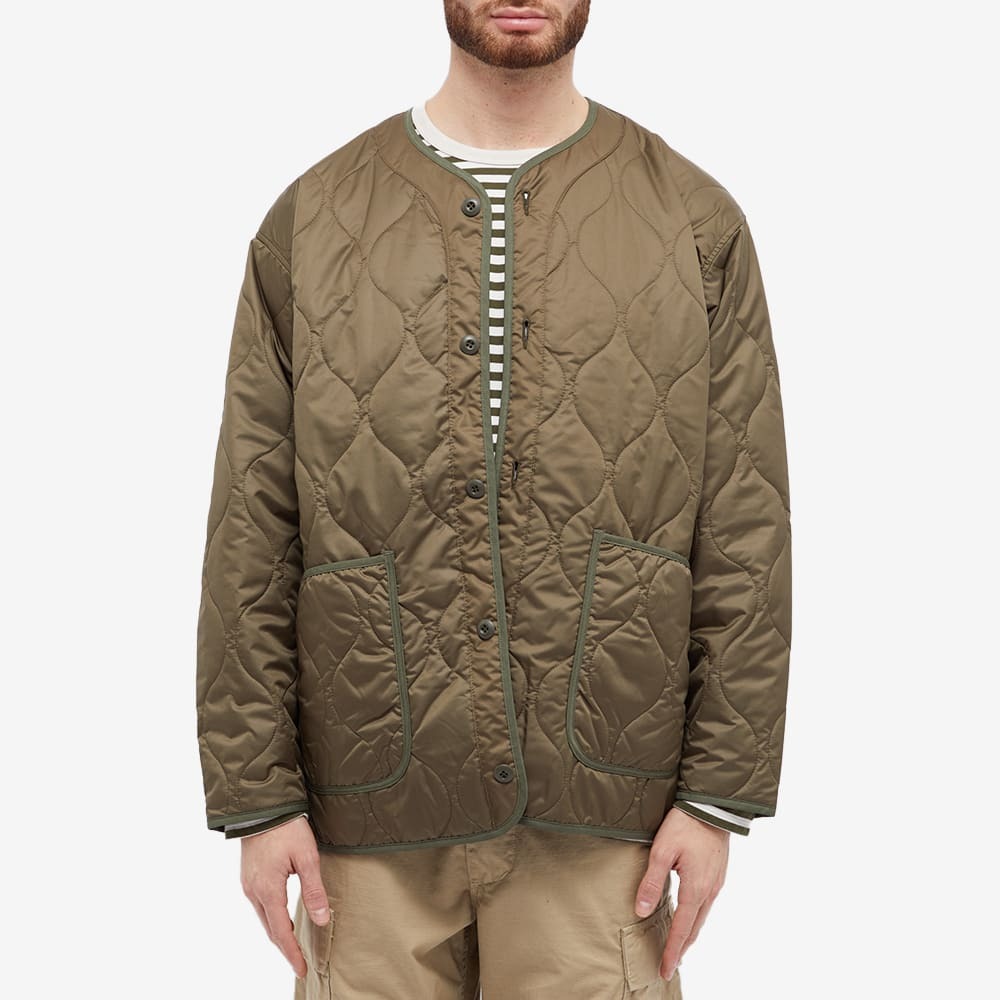 Uniform Experiment Men's Oversized Quilted Jacket in Khaki