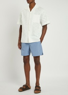 Sunspel Drawstring Swim Shorts Blue