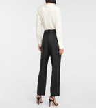 Rodarte - Fringe-trimmed wide-leg pants