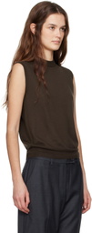 CO Brown Fine Cashmere Shell Vest