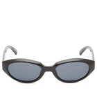 Le Specs Le Bijou Sunglasses in Black/Smoke Mono 
