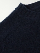 Boglioli - Slim-Fit Wool and Cashmere-Blend Sweater - Blue