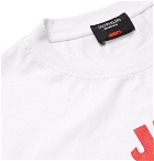 CALVIN KLEIN 205W39NYC - Logo-Print Cotton-Jersey T-Shirt - White