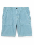 Outerknown - Seventyseven Straight-Leg Organic Cotton-Corduroy Shorts - Blue