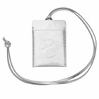 A.P.C. Men's FRGMT. Dough Card Holder in Silver 