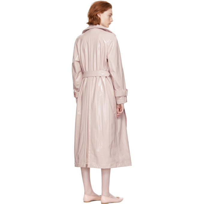 Chika Kisada Pink Patent Coat