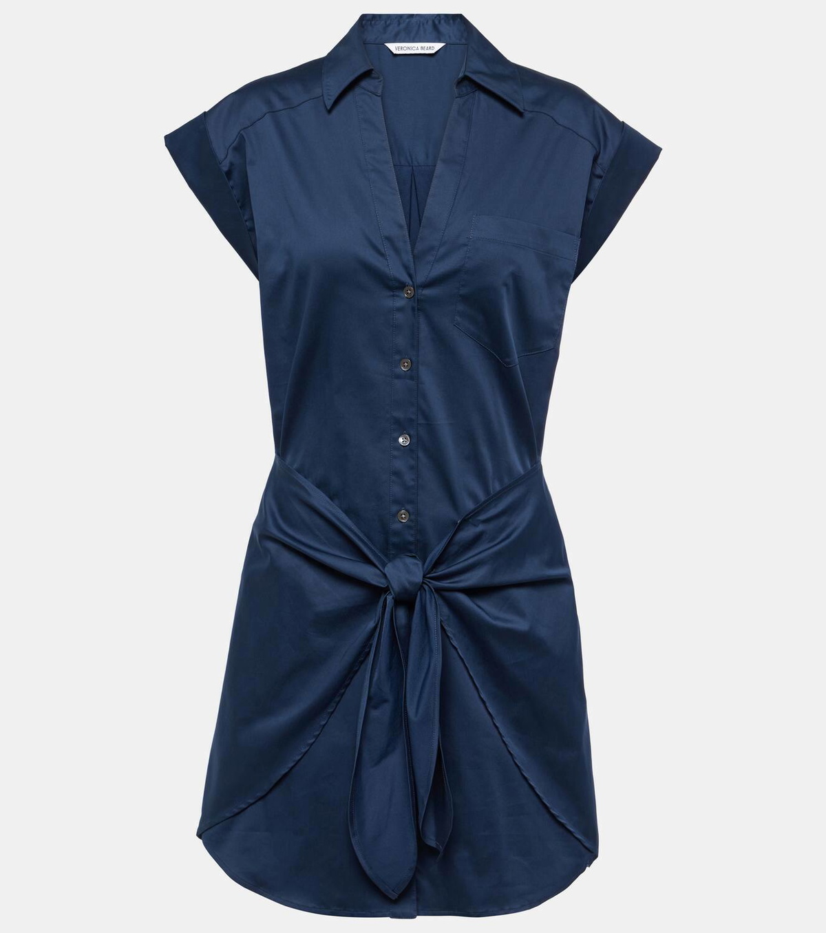 Veronica Beard Aimee cotton-blend shirt dress Veronica Beard Veronica Beard Aimee cotton-blend shirt dress Veronica Beard
