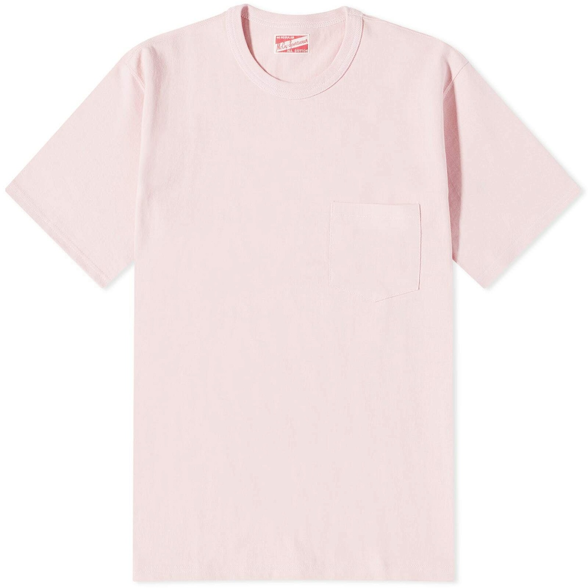 Photo: The Real McCoy's Men's Joe McCoy Pocket T-Shirt in Pink