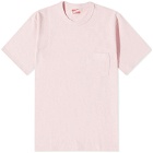 The Real McCoy's Men's Joe McCoy Pocket T-Shirt in Pink