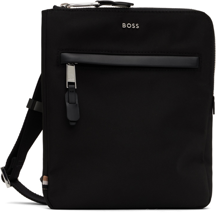 Photo: BOSS Black Canvas Messenger Bag