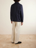 Kiton - Padded Shell Overshirt - Blue