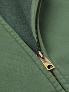 ERL - Cotton-Jersey Zip-Up Hoodie - Green